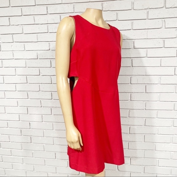 Anthropologie Mare Mare Cutout Red Dress - Picture 6 of 10